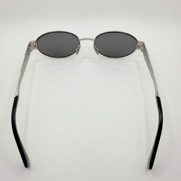 Celine Triomphe Silver Metal Sunglasses – Made in Italy (CL40235U) main image 5